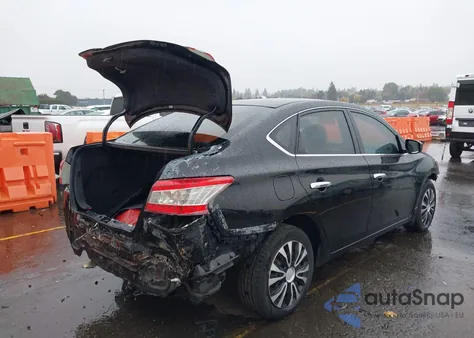 2015 Nissan Sentra S из США, поврежденный, VIN 3N1AB7AP2FY338262